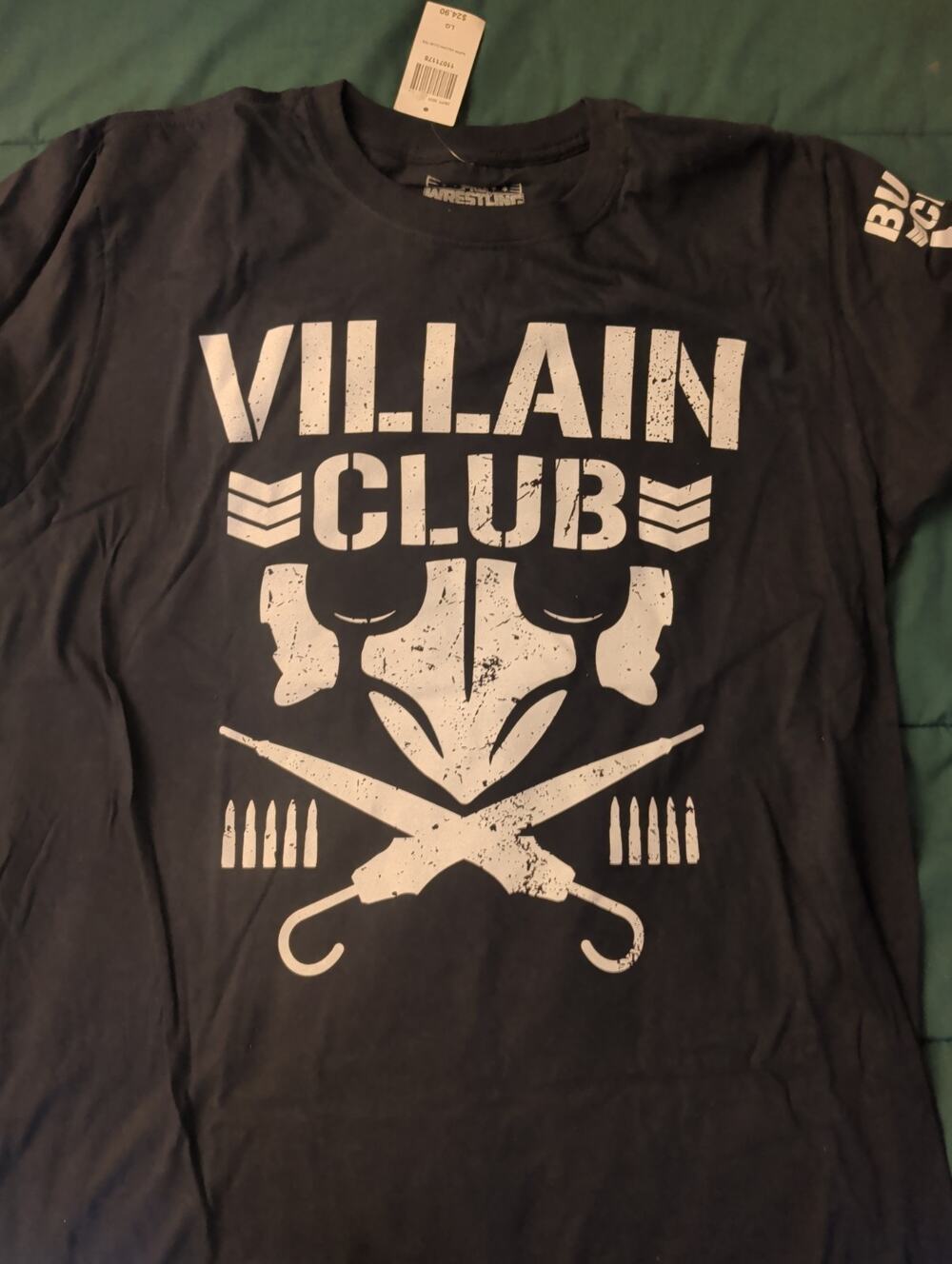 Villain Club Bullet Club Large Shirt With Tag